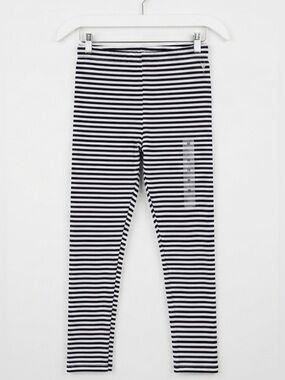 Epic Threads | Navy White Stripes Girl leggings | M/8